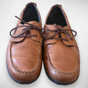 COLE HAAN‎ Men's New Harbor 2 Boat Shoes British Tan Size 9M | EUC